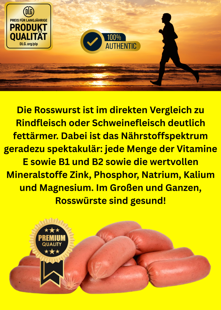 Rosswurst Gesundheit Gesunde Rosswürste