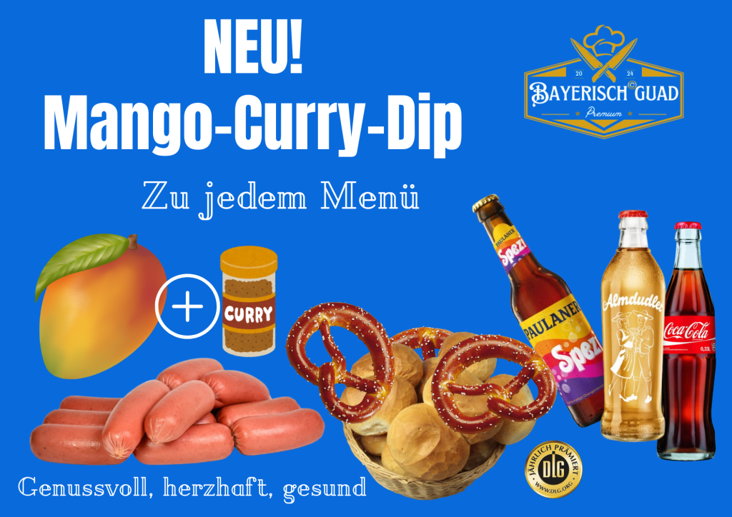 Neuer Rosswurst Dip Mango Curry Dip