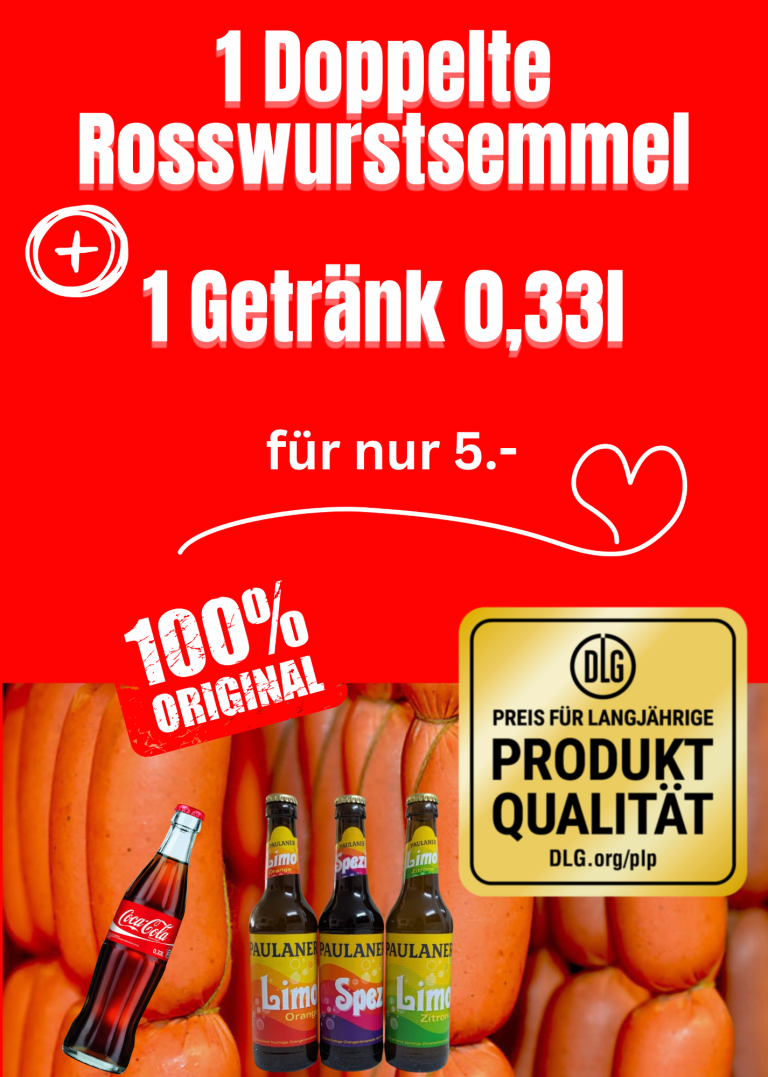 Wochenangebot vom 01.08.25 bis 31.08.25 Neu: Monatsangebot ab 01.08.2025 verfügbar