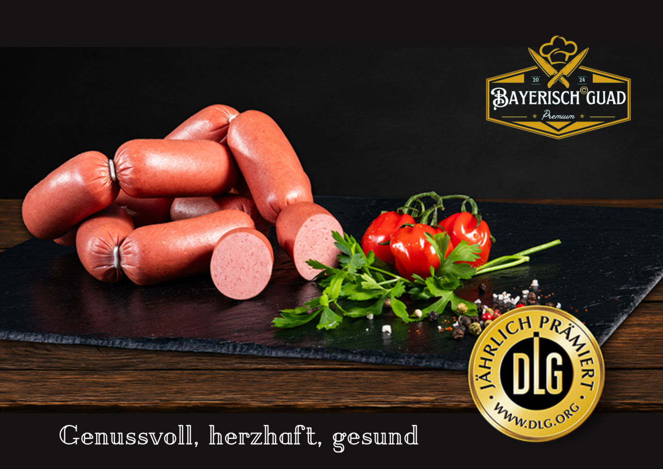 Genussvolle Rosswurst