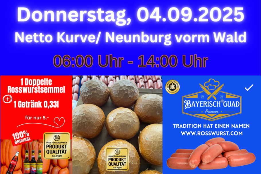 Rosswürste für Neunburg vorm Wald