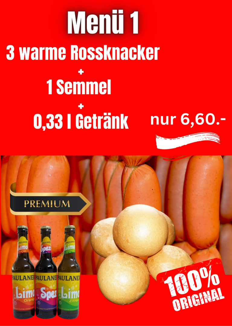 Rosswurst Menü 1