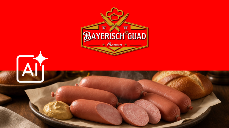 KI erzeugtes Bild: Echte Rosswürste aus der Oberpfalz