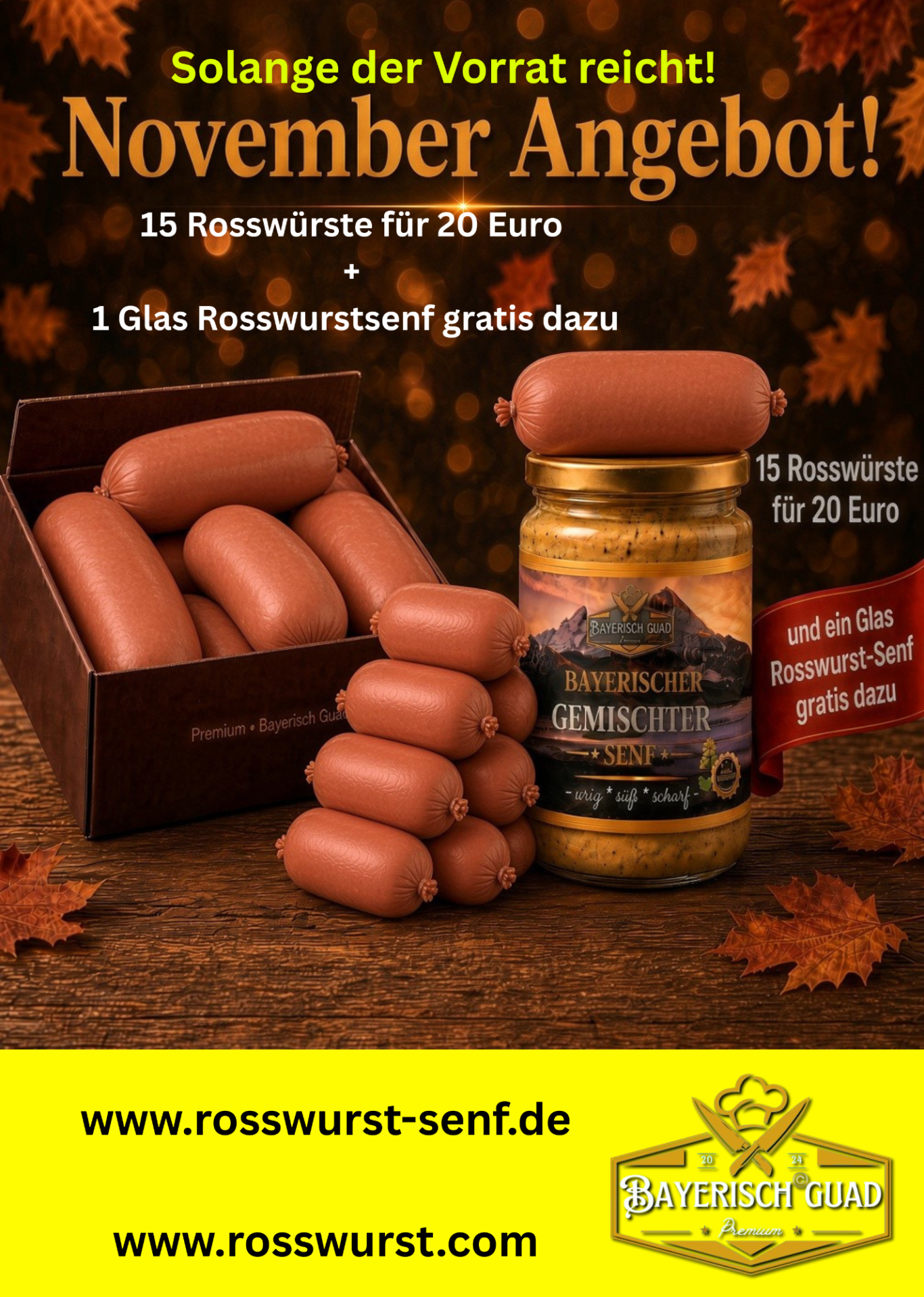 Rosswurstsenf Gratis