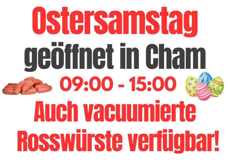 Ostern geöffnet in Cham